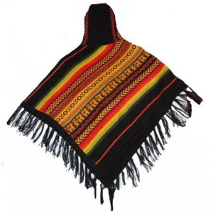 Poncho for kids Of Wool Handmade, Poncho with hood