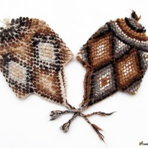 Adjustable chullo alpaca wool hand woven