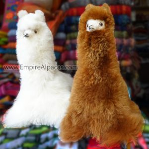 Teddy Llama 100% baby alpaca sitting