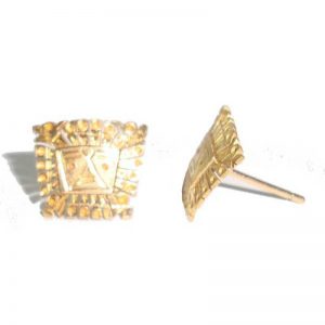 Earrings SUN gate in Gold 18k