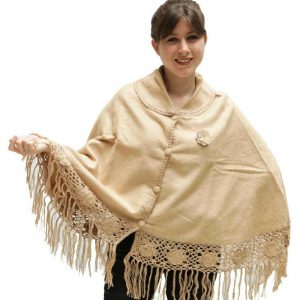 Alpaca Wool Poncho free shipping