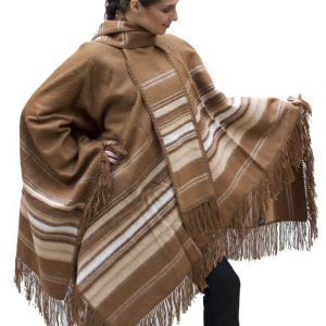 Alpaca poncho for men and women