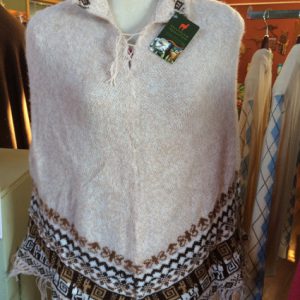 Wool Alpaca poncho vintage cape all colors