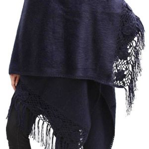 Poncho Cape Shawl Wrap Soft Alpaca Wool