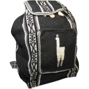 Peruvian Wool Backpack Llama Pocket