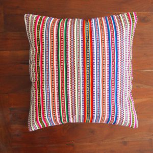 Cushion white multicolor
