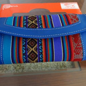 Beautiful blue wallet