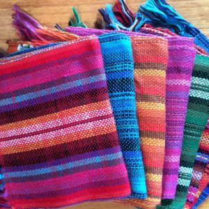 Colourful Woven Alpaca Scarf